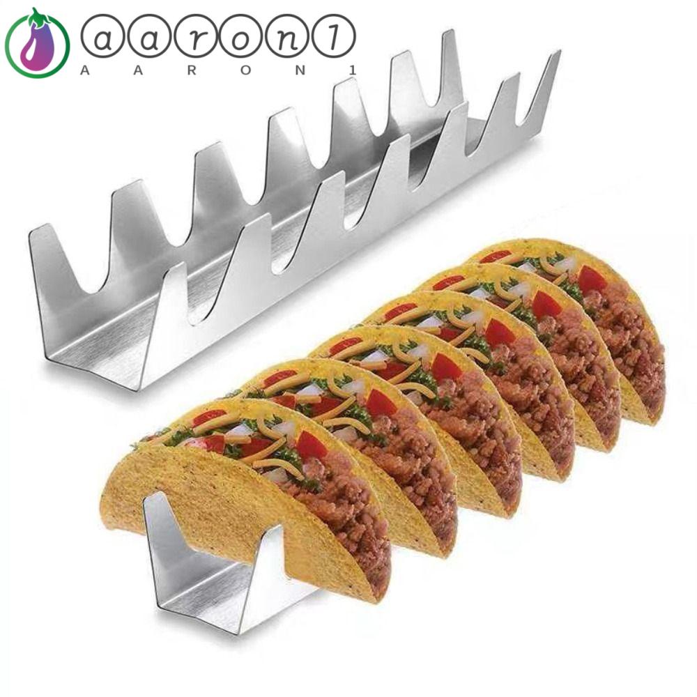 Aaron1 Khay Làm Bánh Taco Bằng Thép Không Gỉ Tiện Lợi
