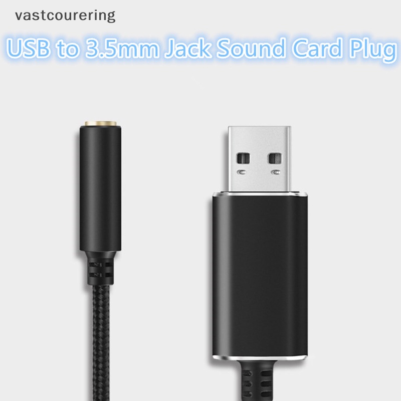 Giắc Cắm Chuyển Đổi Từ USB Sang Cổng 3.5mm Và Cổng 3.5mm Cho Máy Tính