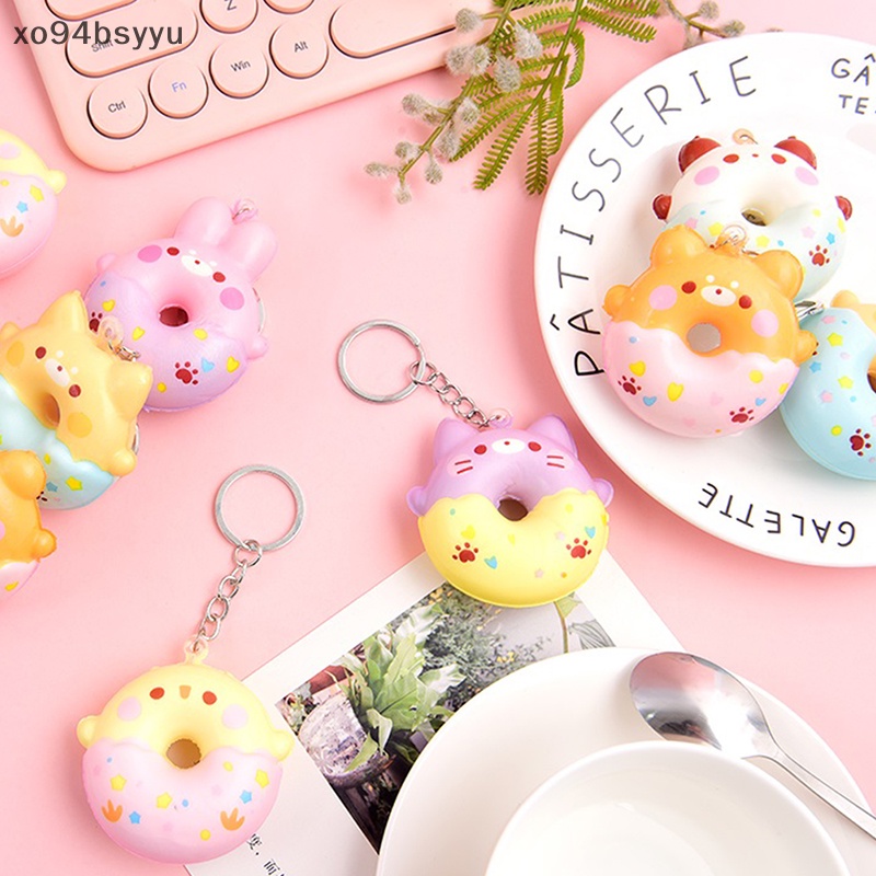 Đồ Chơi Móc Khóa Hình Bánh Donut Xo94Bsyu