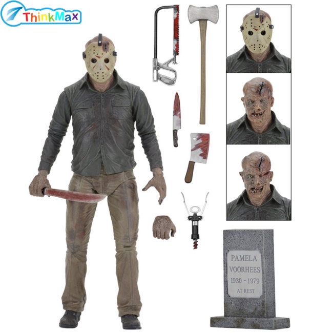 Thinkmax Mô Hình Nhân Vật Jason Voorhees 3d Chân Thật