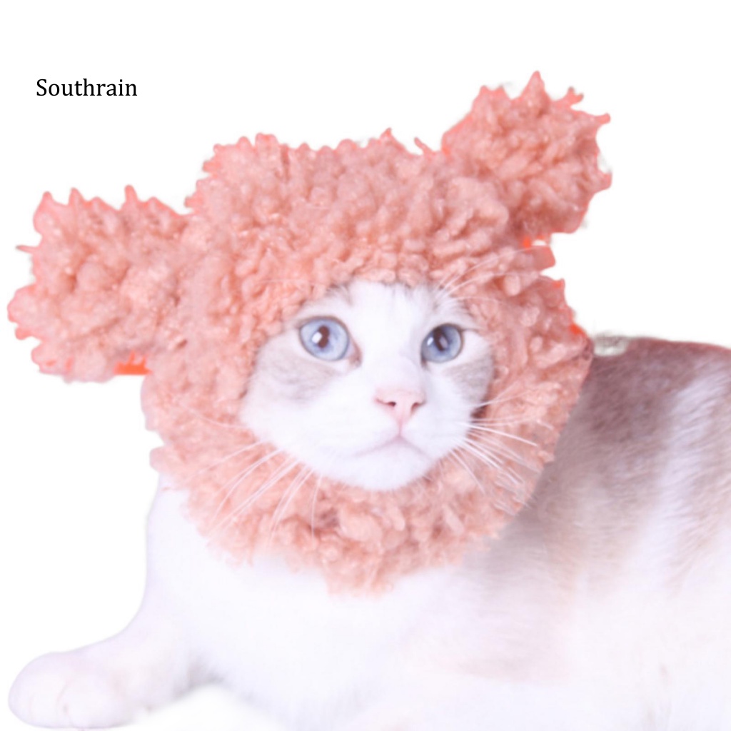 Mũ Tai Thỏ Bằng Vải Bông Mềm Mại Thoải Mái Dùng Chụp Ảnh Cho Thú Cưng