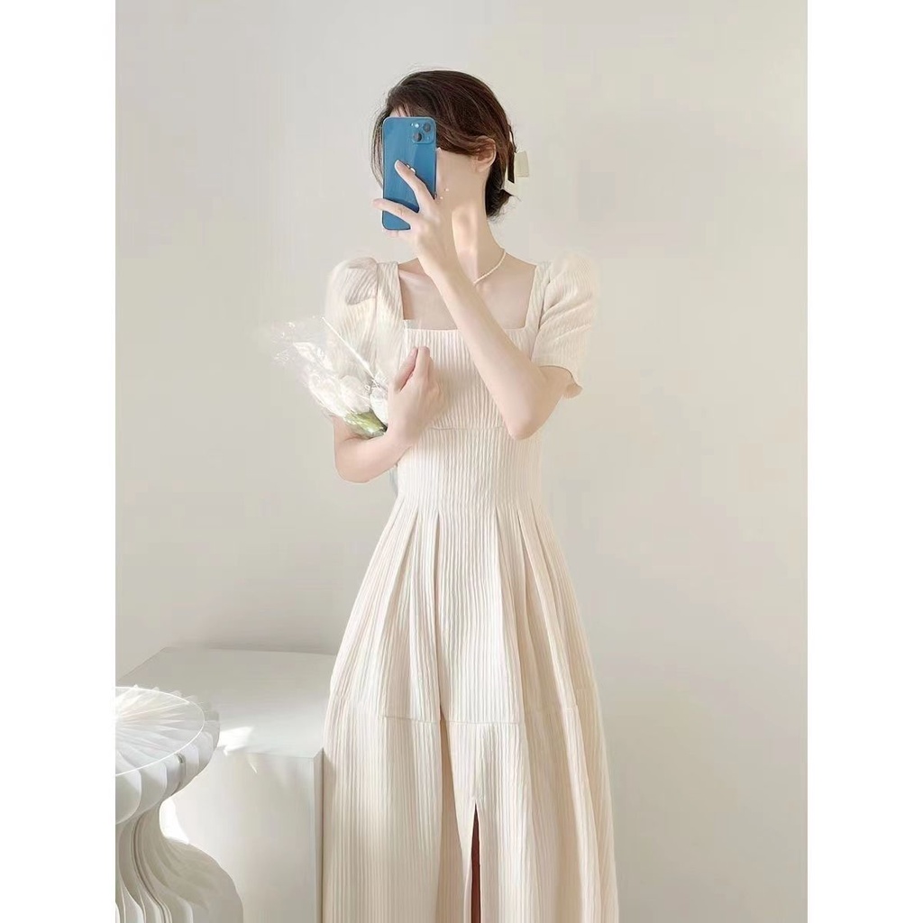 Đầm Thiết Kế Mới Xinh Xắn Thời Trang Mùa Hè Theo Phong Cách Pháp Cho Nữ