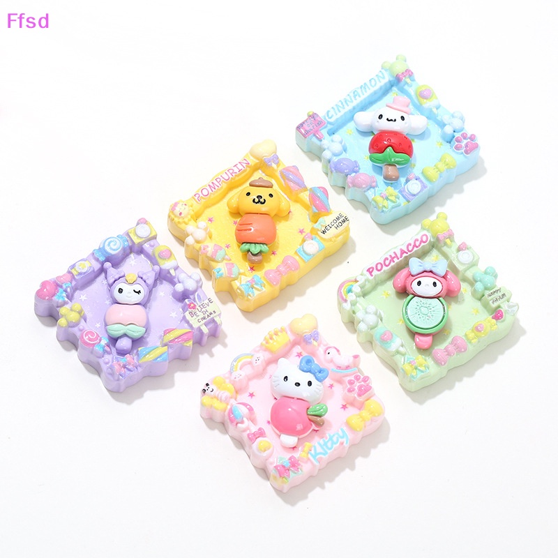 {Ffsd} Phụ Kiện Khung Ảnh Resin Hình Động Vật Hoạt Hình Kuromi Melody Dễ Thương Thủ Công DIY Cho Điện Thoại * Bán Chạy