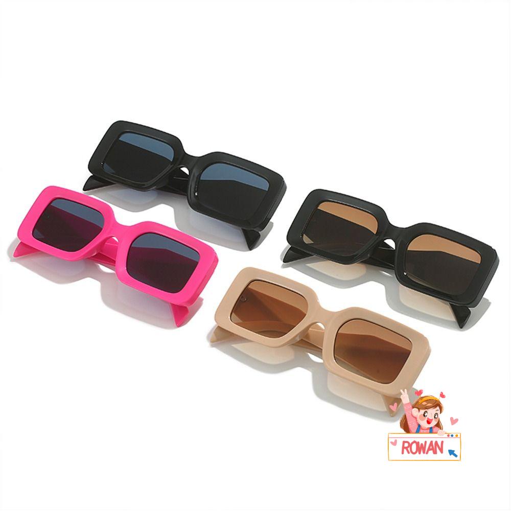 Kính Mát Vuông Oversized Chống Tia UV400 Y2K