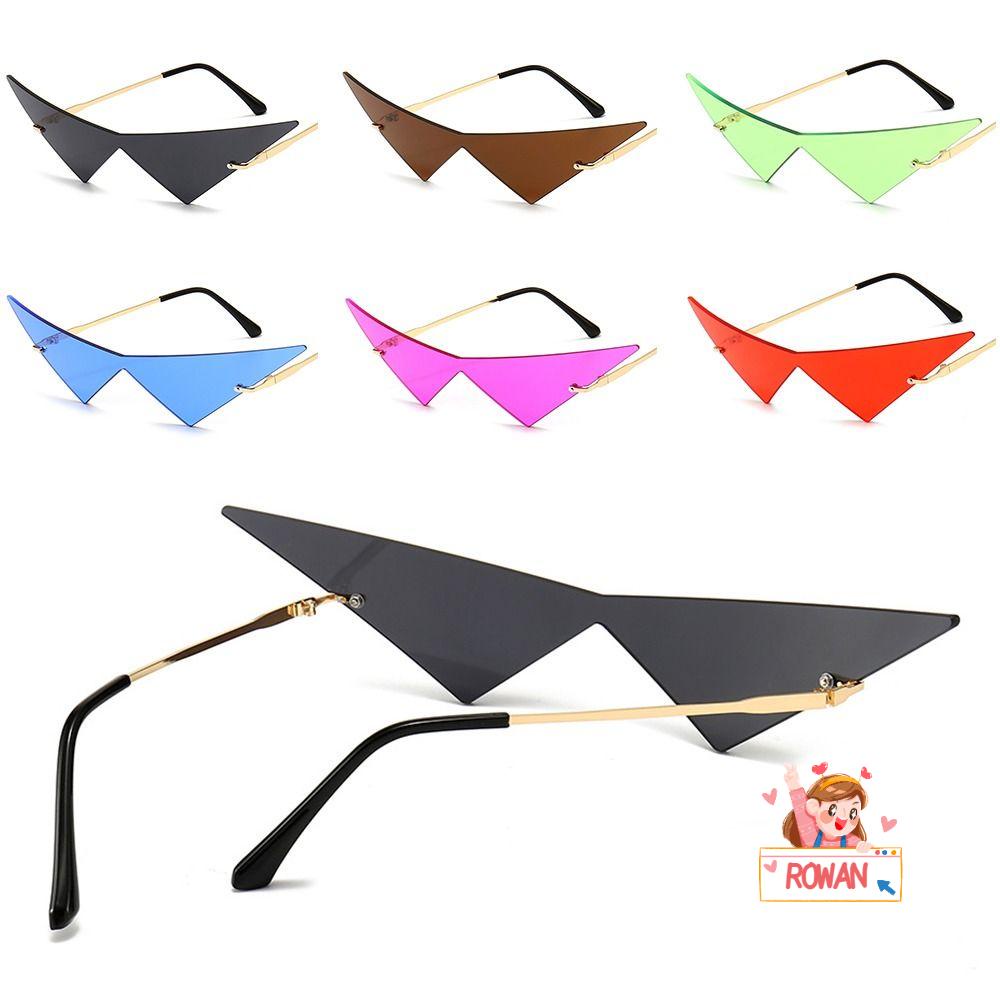 Kính Mát Gọng Tam Giác Chống Tia UV400 Phong Cách Hiphop One Piece