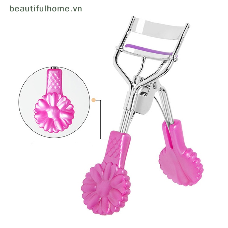 Dụng Cụ Bấm Cong Mi Kèm Lược Chải Lông Mi Nhiều Màu Sắc