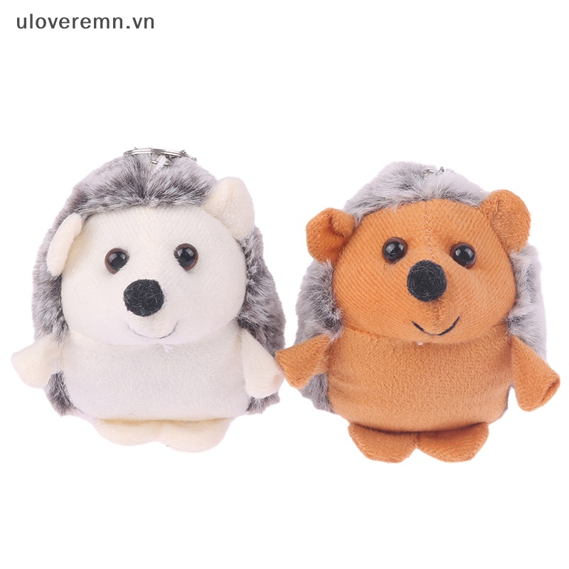 Móc Khóa Hình Nhím Nhồi Bông Mềm Mại Đáng Yêu