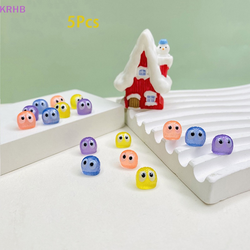 Set 5 Mô Hình Chậu Cây Bằng Nhựa Phát Quang Dùng Trang Trí Sân Vườn Mới