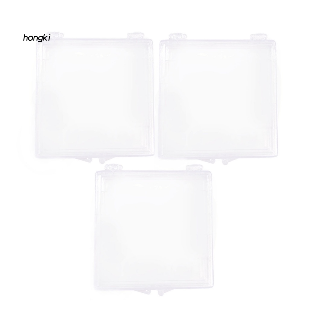 Set 3 Hộp Đựng Móng Tay Giả Trong Suốt Tiện Dụng Cho Gia Đình