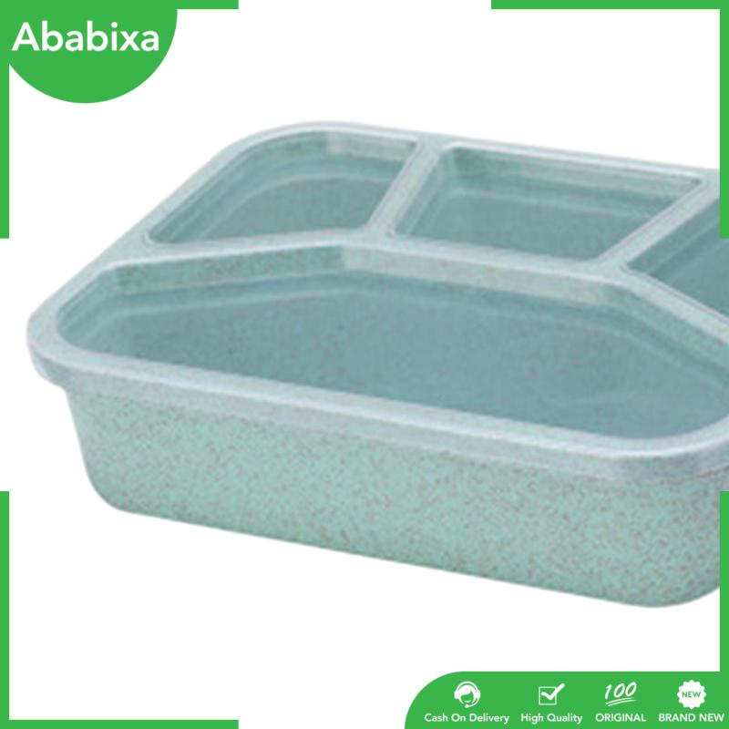 Hộp cơm 4 Ngăn Chống Rò Rỉ Có Thể Tái Sử Dụng