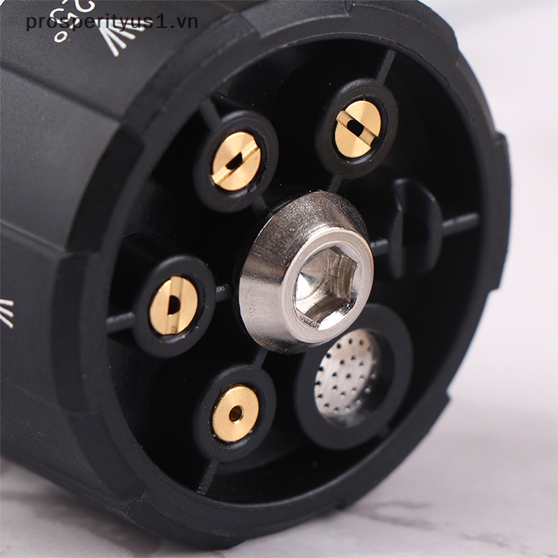 Vòi Phun Nước Áp Suất Cao 6 Trong 1 Có Thể Điều Chỉnh 1 / 4inch Bằng Nhựa