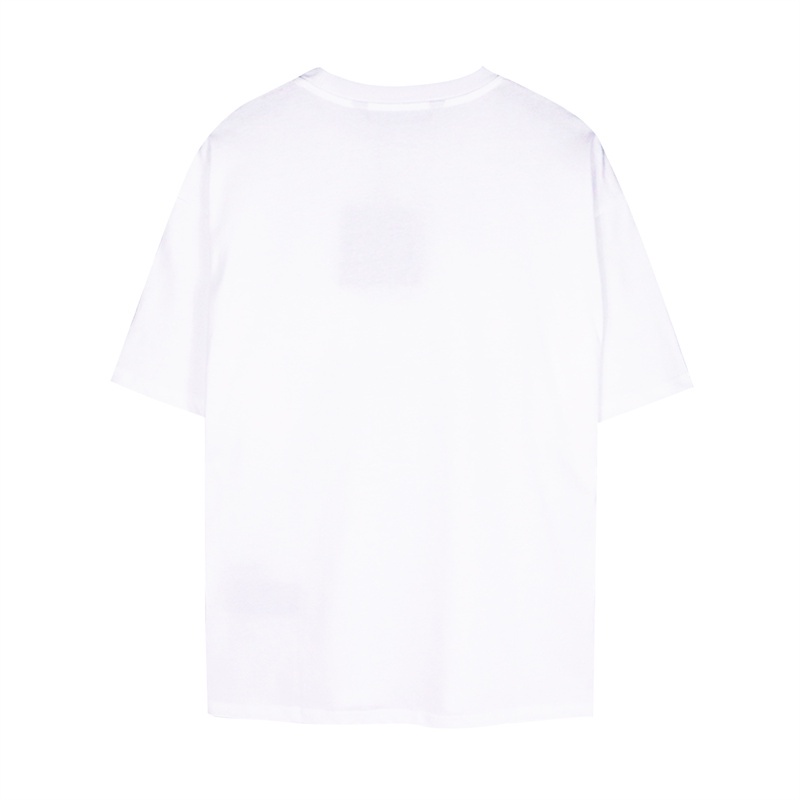 Áo Thun Tay Ngắn Cổ Tròn Dáng Rộng In Hình Mặt Cười Và Chú Gấu Brokeback Hợp Thời Trang