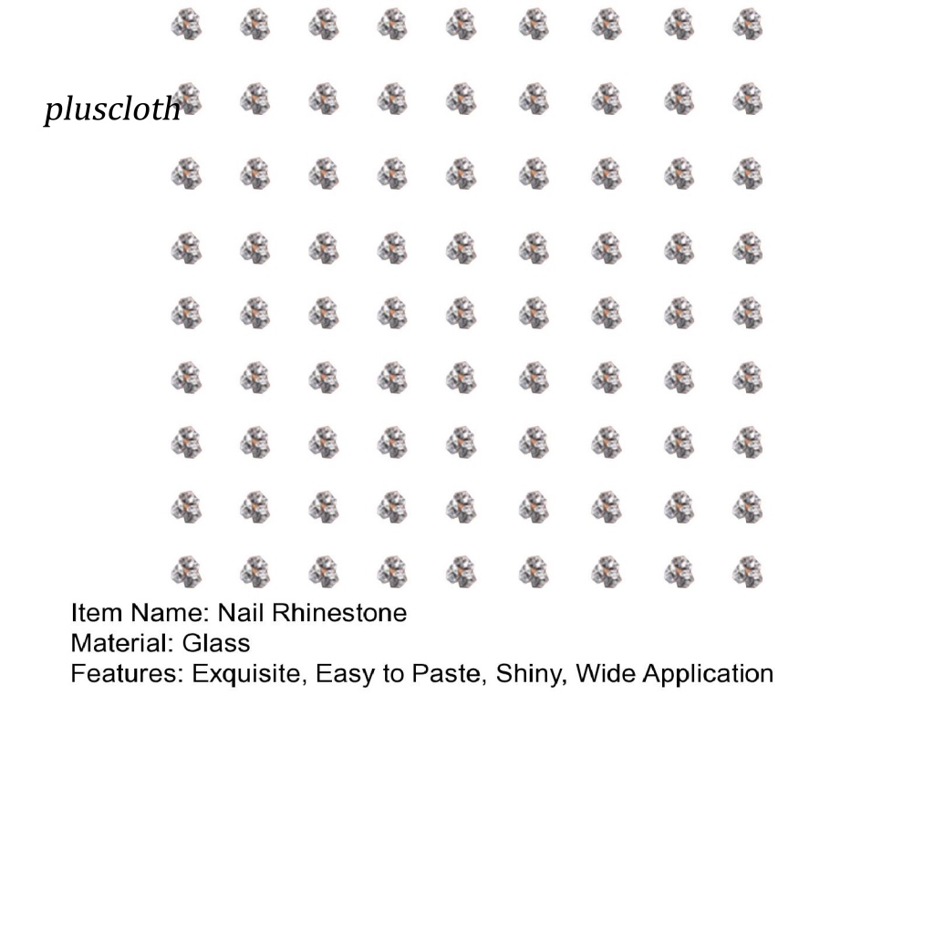 1 Túi Hạt Kim Cương Giả Lấp Lánh Tự Trang Trí Móng Tay