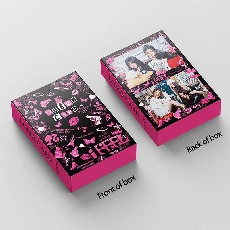 I-DLE LOMO Card Set 55 Tấm Thẻ Ảnh Queen Card Hình Nhóm Nhạc KPOP