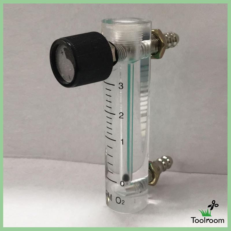 Đồng Hồ Đo Lưu Lượng Khí Gas 0.1-1L 6Mm Bằng Thủy Tinh Có Thể Điều Chỉnh