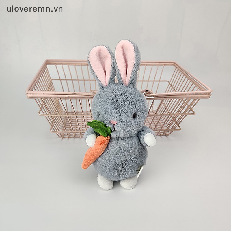 1 Móc Khóa Thỏ Nhồi Bông Dễ Thương