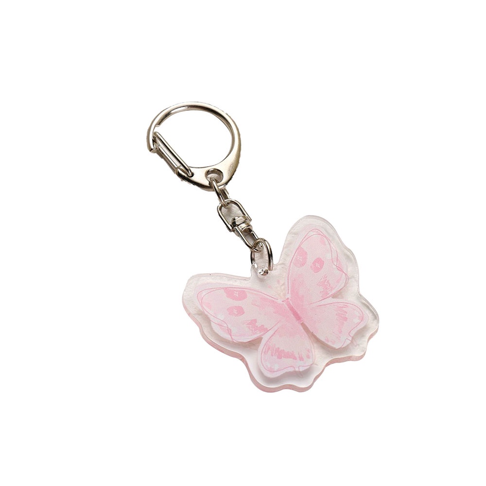 Móc Khóa Hình Bướm Bằng Acrylic Nhiều Màu Sắc Xinh Xắn