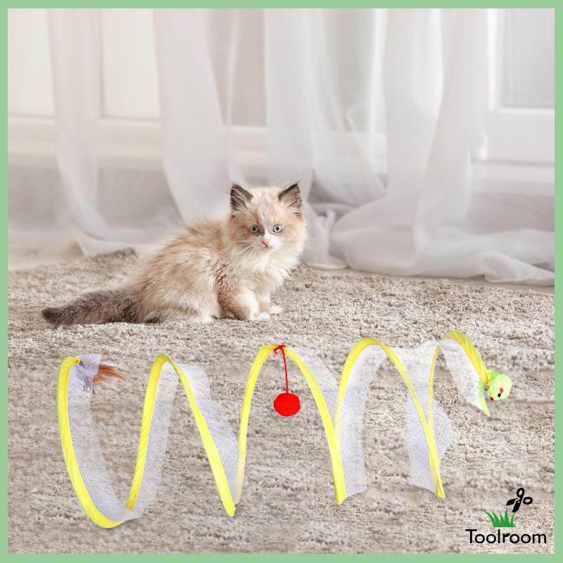 Đường Hầm Đồ Chơi Gấp Gọn Vui Nhộn Dành Cho Mèo Cưng