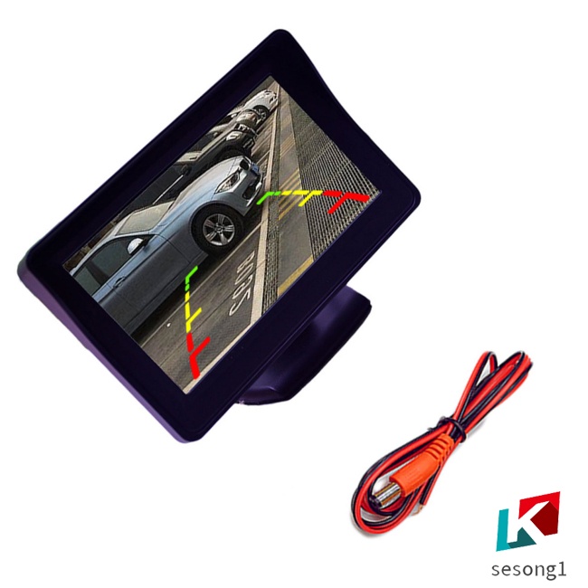 Màn Hình Camera Lùi Xe 2 Chiều Hd 4.3-inch SESONG