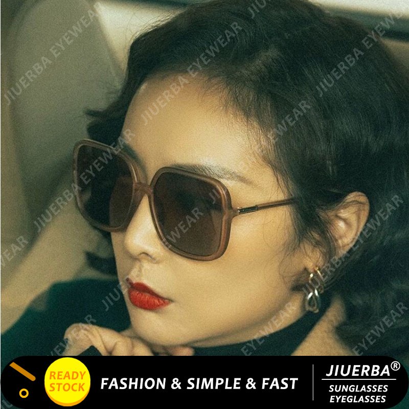 Kính Chống Nắng Gọng Vuông Bản Lớn Thời Trang Hàn Quốc Cổ Điển