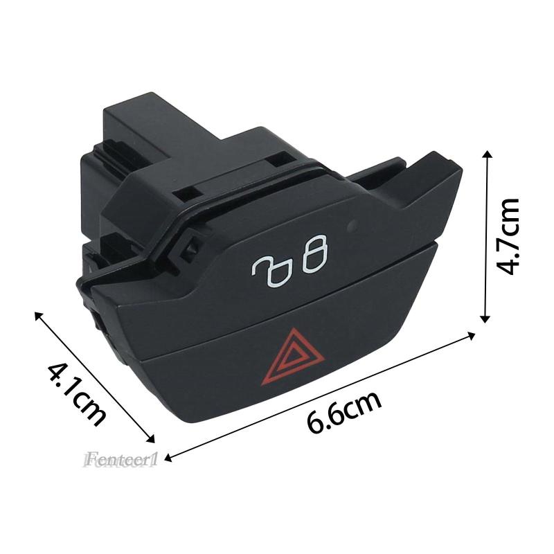 [Fenteer1] Công Tắc Khóa Cửa Và Đèn Cảnh Báo Nguy Hiểm 1519127 Phụ Kiện Sửa Chữa Chắc Chắn Sturdy