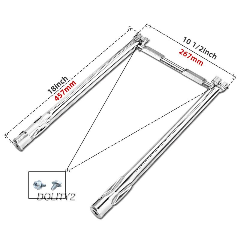 Bộ 2 Ống Dẫn Khí Nướng BBQ 69785 Kích Thước 18 "Tiện Dụng