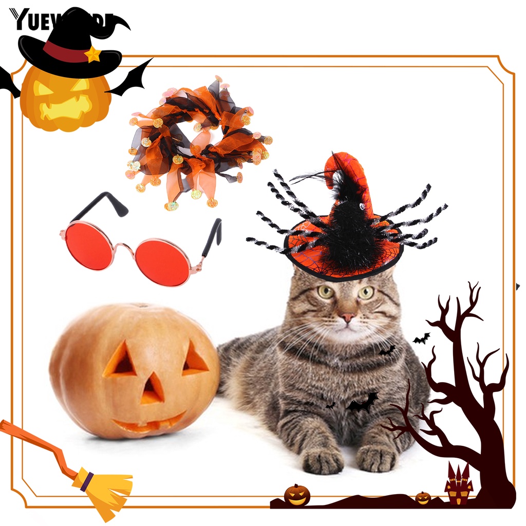Yq.e 1 Set Băng Đô Cài Đầu Hình Nhện Có Thể Điều Chỉnh Siêu Nhẹ Dễ Sử Dụng Cho Thú Cưng Dịp Halloween