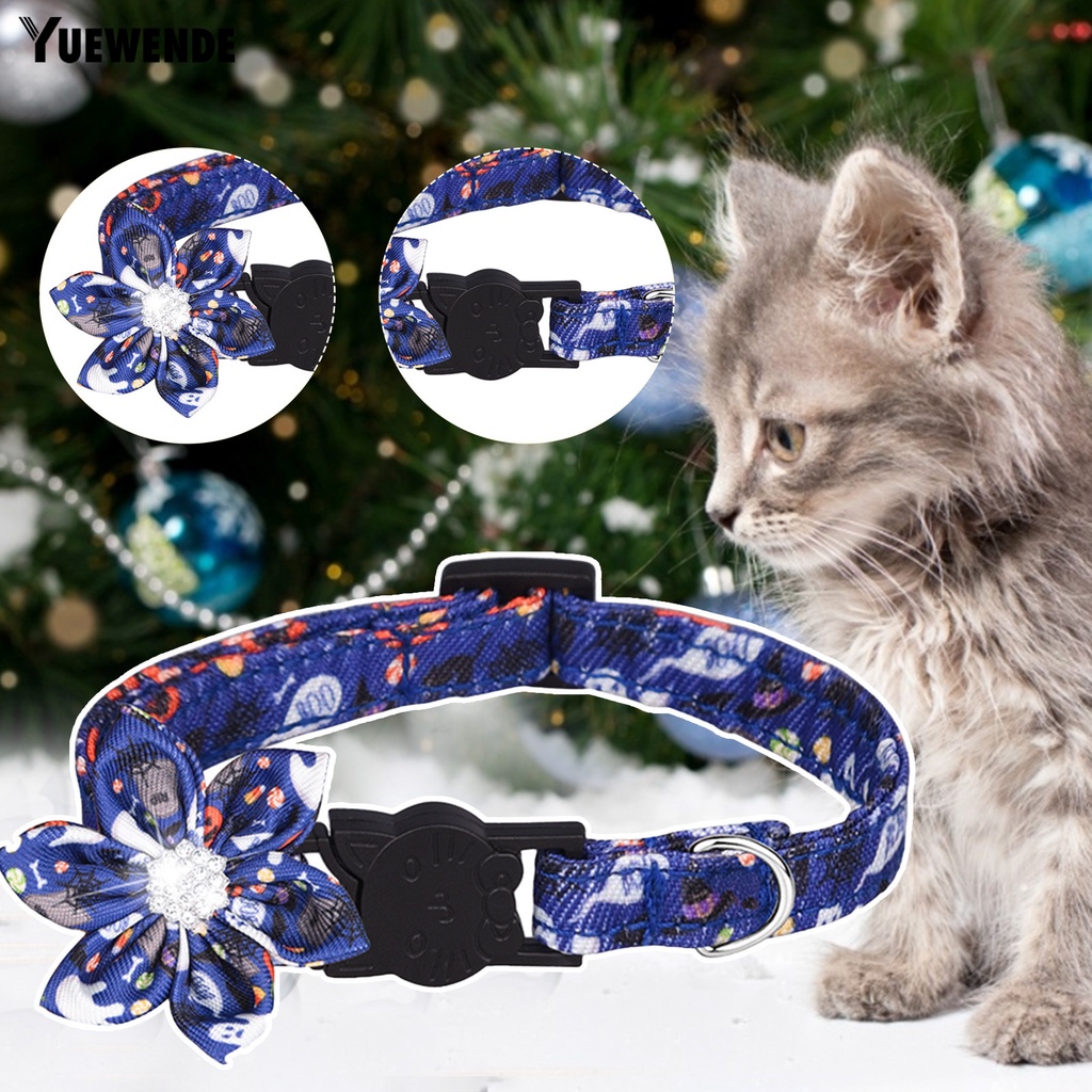 Yq.e Phụ Kiện Dây Đeo Cổ Thú Cưng Hình Hoa Hướng Dương Dẻo Dễ Thương