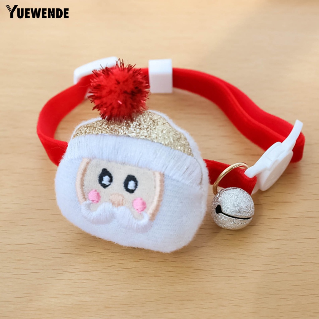 Yq.e Vòng Cổ Gắn Chuông Trang Trí Giáng Sinh Thân Thiện Với Da Cho Thú Cưng