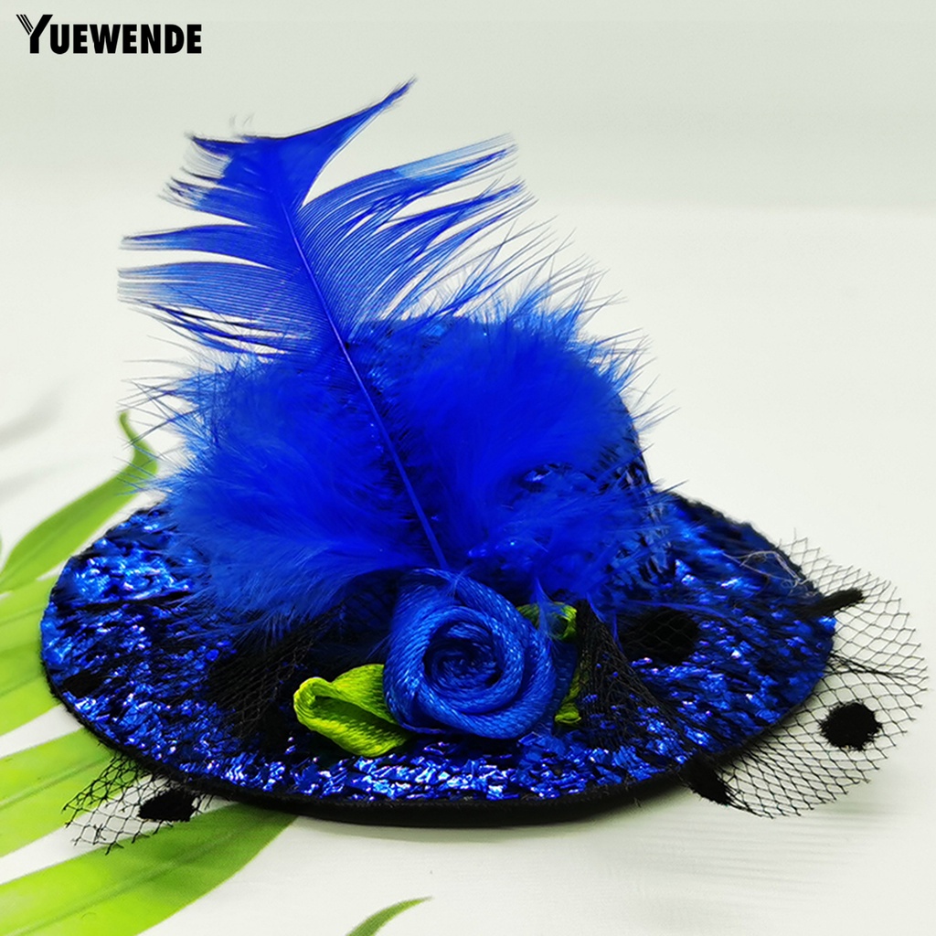 Yq.e Mũ Lông Gà Đính Lông Vũ Trang Trí Vui Nhộn Dành Cho Gia Cầm