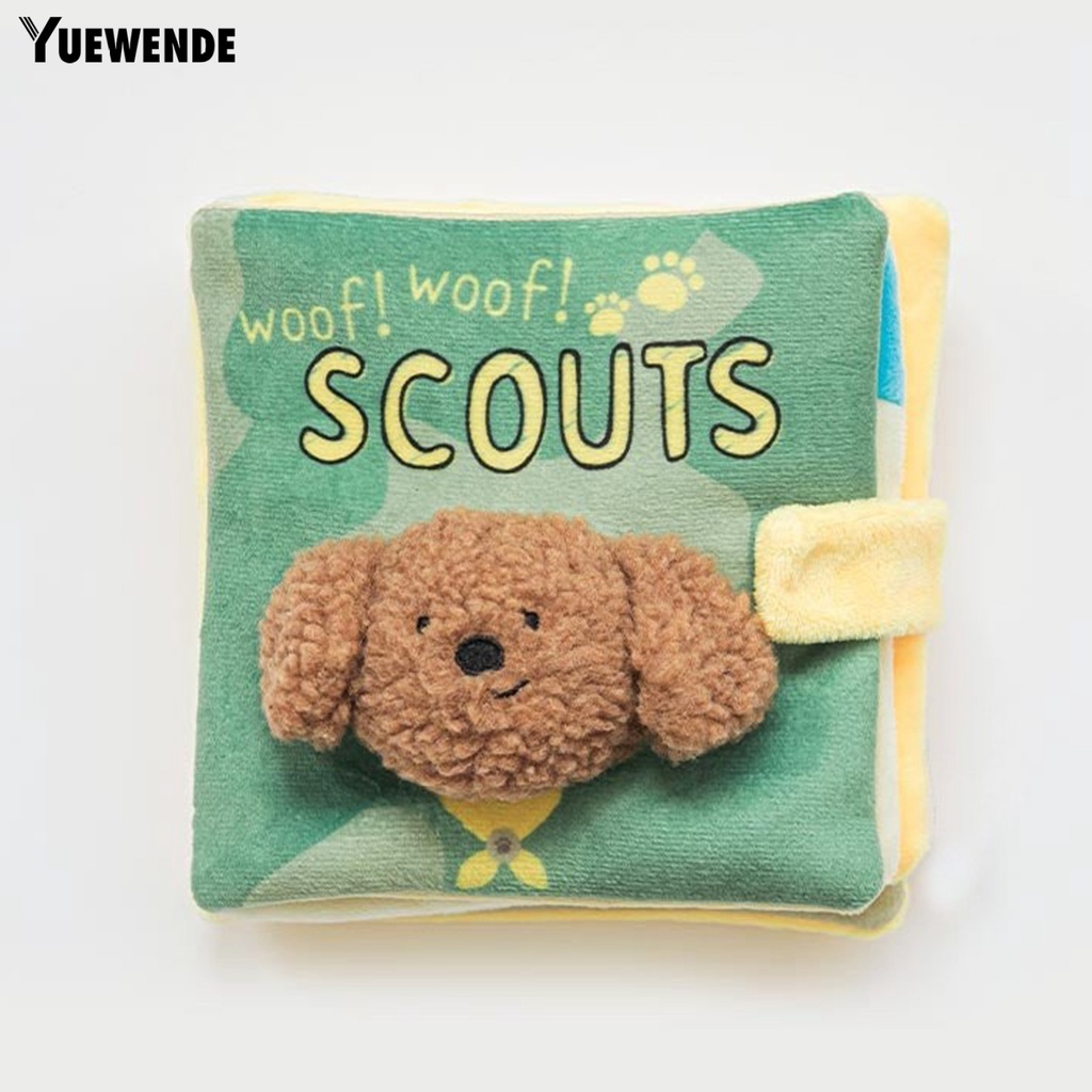 Sách Đồ Chơi YQ.E Mềm Mại Giảm Căng Thẳng Hiệu Ứng Âm Thanh Họa Tiết Hoạt Hình Dành Cho Thú Cưng