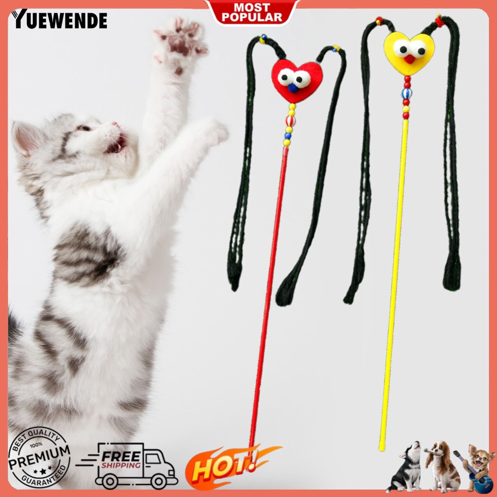 Gậy Trêu Mèo Chống Cắn Có Chuông Và Tua Rua Độc Đáo