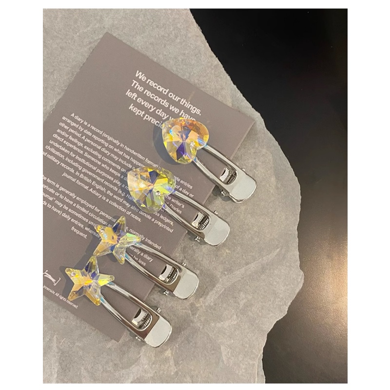 Kẹp Tóc Hình Ngôi Sao Lấp Lánh Bằng Hợp Kim 1 Cái