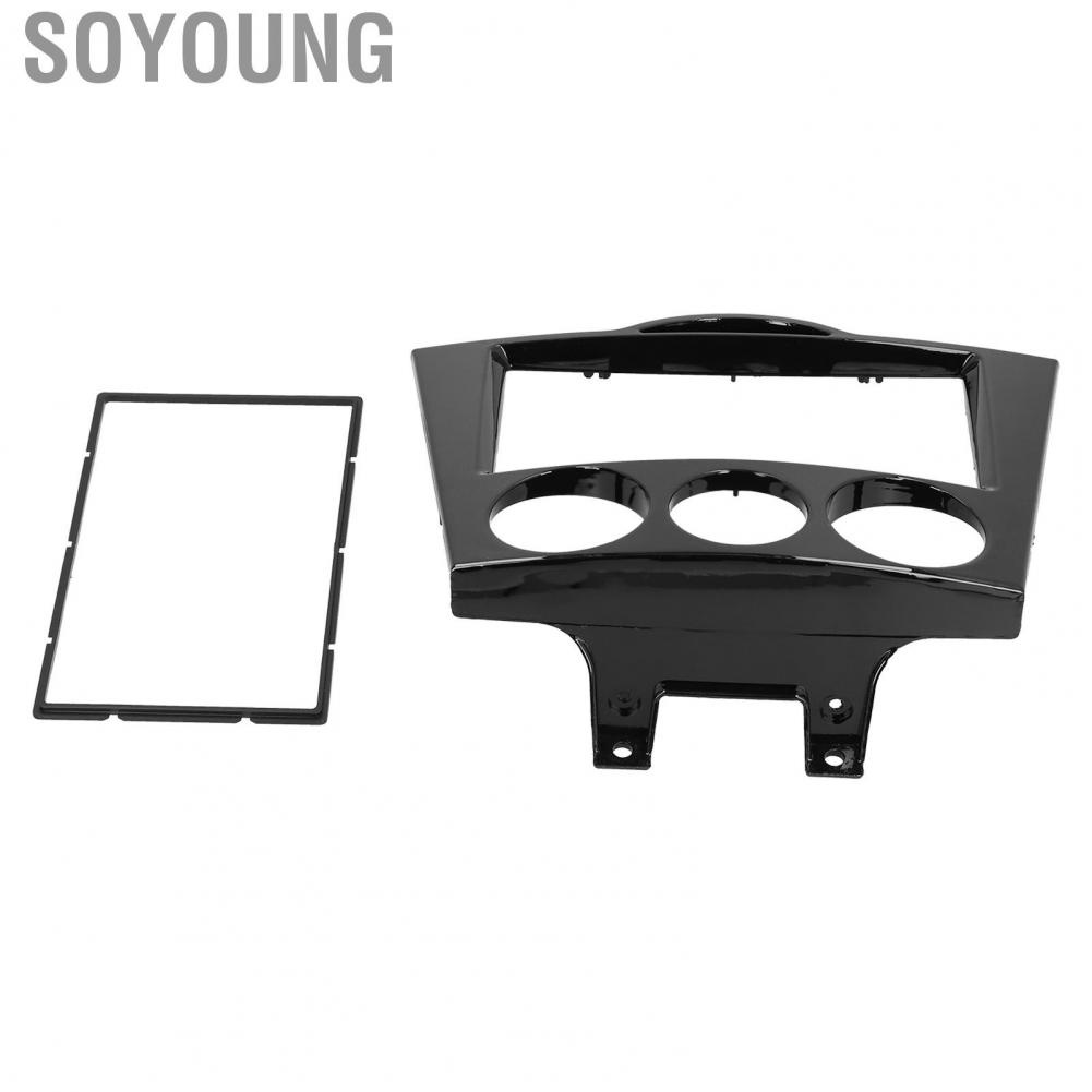 Soyoung Dash Stereo Bezel Durable  Frame Generous Replacement for Mazda RX‑8 2003‑2008 Car