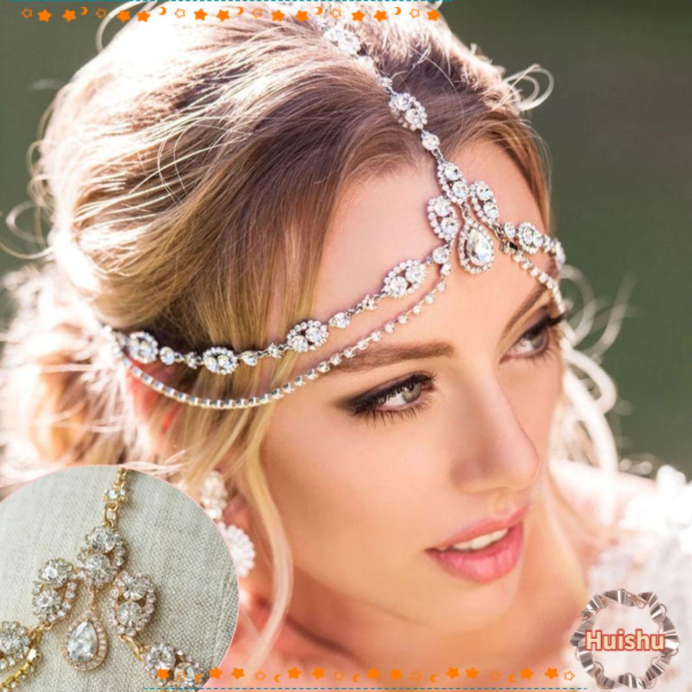 Dây Chuyền Chuỗi HS|Trâm Cài Tóc Cô Dâu Màu Sắc Phong Cách Bohemian