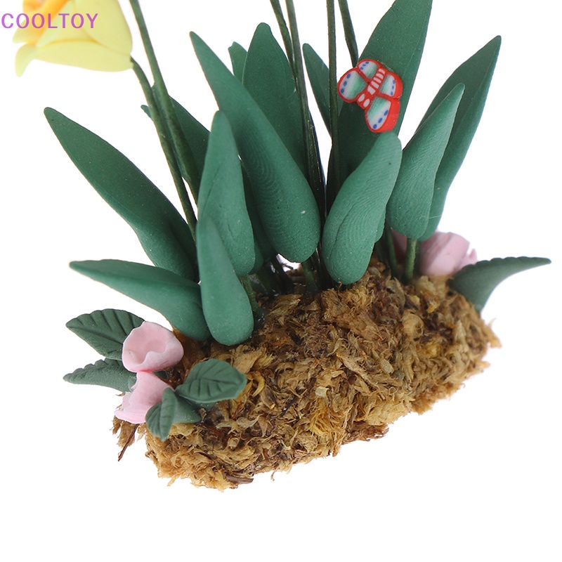 1 Đồ trang trí Chậu Cây Trang Trí Nhà Búp Bê Tỉ Lệ 1: 12