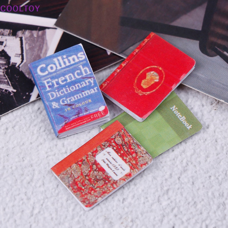 Cooltoy Set 4 Sổ Tay mini Trang Trí Nhà Búp Bê