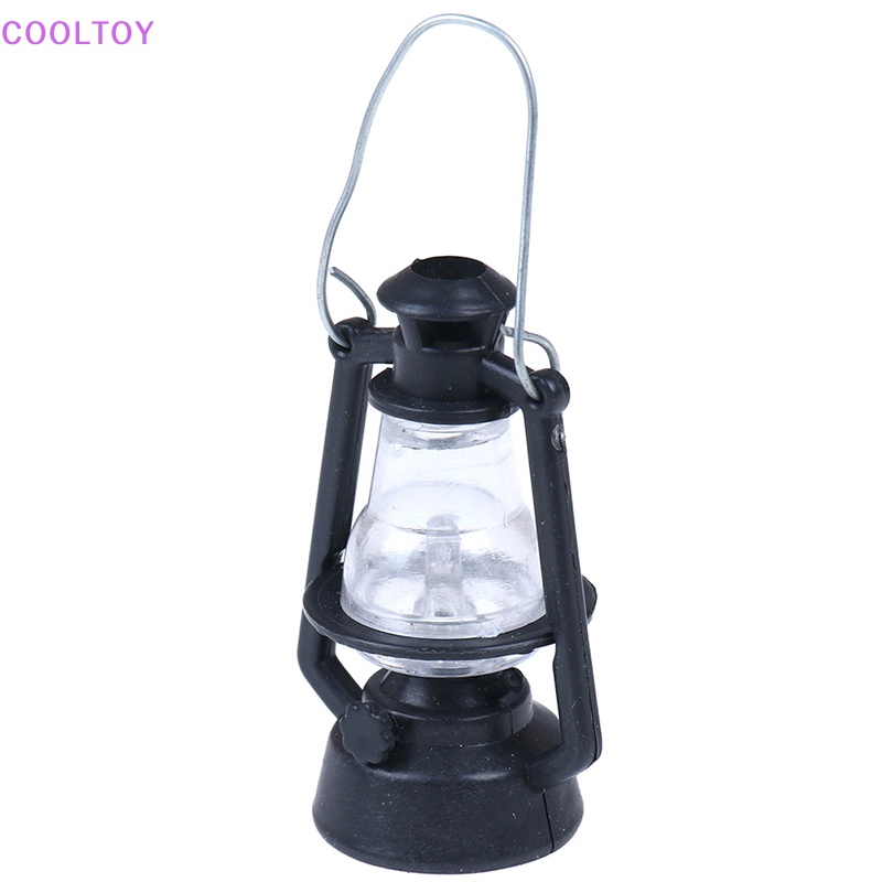 Mô Hình Đèn Dầu Đen mini Tỷ Lệ 1: 12 Trang Trí Nhà Búp Bê