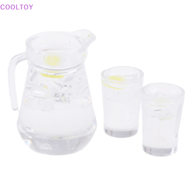 Cooltoy set 3 Ly Nước Ép Chanh Trang Trí Nhà Búp Bê