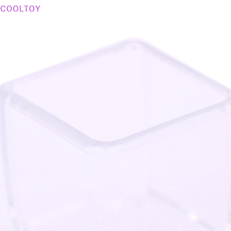 Cooltoy Hộp Đựng Kẹo Hình Vuông Trong Suốt Dành Cho Nhà Búp Bê 1 / 12