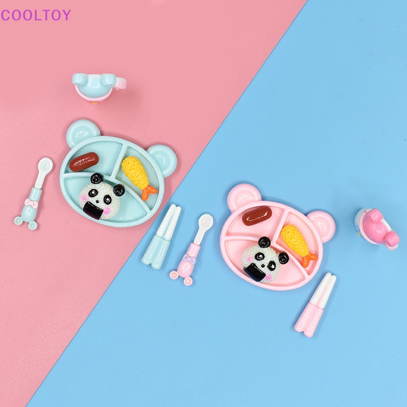 Cooltoy Set 10 Đĩa Ăn Tối Mini Dễ Thương Trang Trí Nhà Búp Bê DIY Bán Chạy
