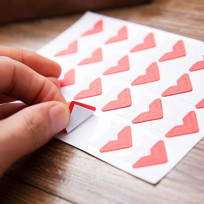 Miếng Dán Cố Định Góc Ảnh Bằng Giấy Màu Sắc Trơn Kiểu Hàn Quốc Cổ Điển Độc Đáo diy