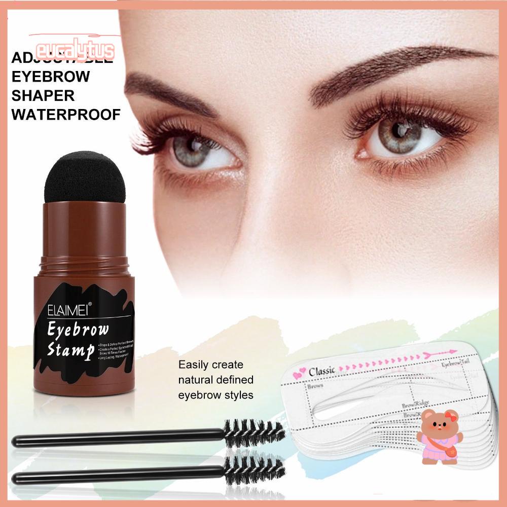 Bộ Con Dấu In Tạo Hình Lông Mày Lâu Trôi EUTUS ​ Bút Kẻ Lông Mày Dạng Đóng Dấu Chống Nước Tiện Dụng