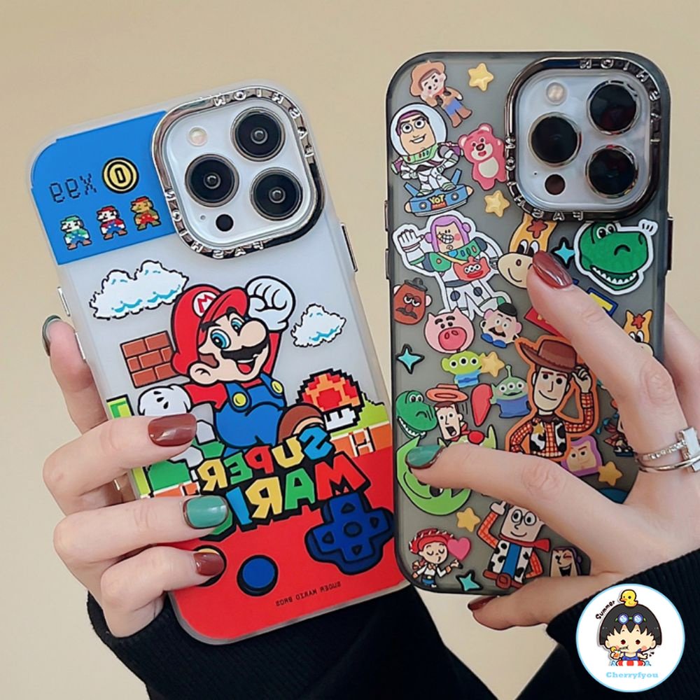 Ốp Điện Thoại Họa Tiết Mario Cho IPhone 11 14 13 12 Pro Max XS XR 7 8 Plus