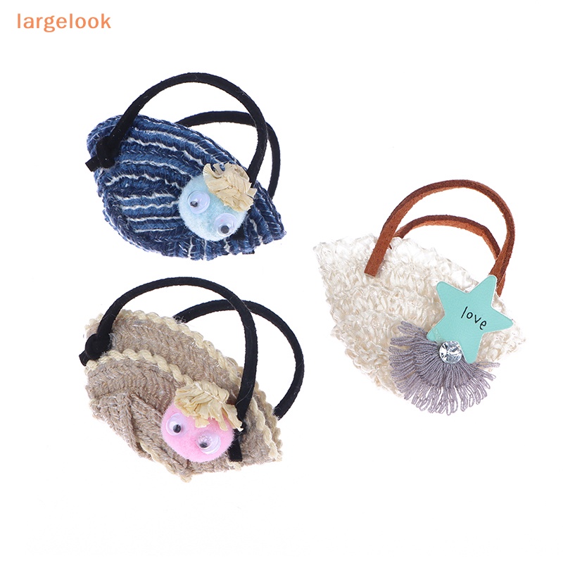 Giỏ Xách Đan Lát Mini Tỉ Lệ 1 / 6 Dùng Để Trang Trí Nhà Búp Bê