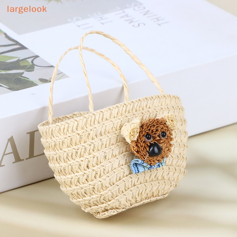 Giỏ Đan Mini Đựng Đồ Đa Năng Cho Nhà Búp Bê Tỷ Lệ 1 / 12
