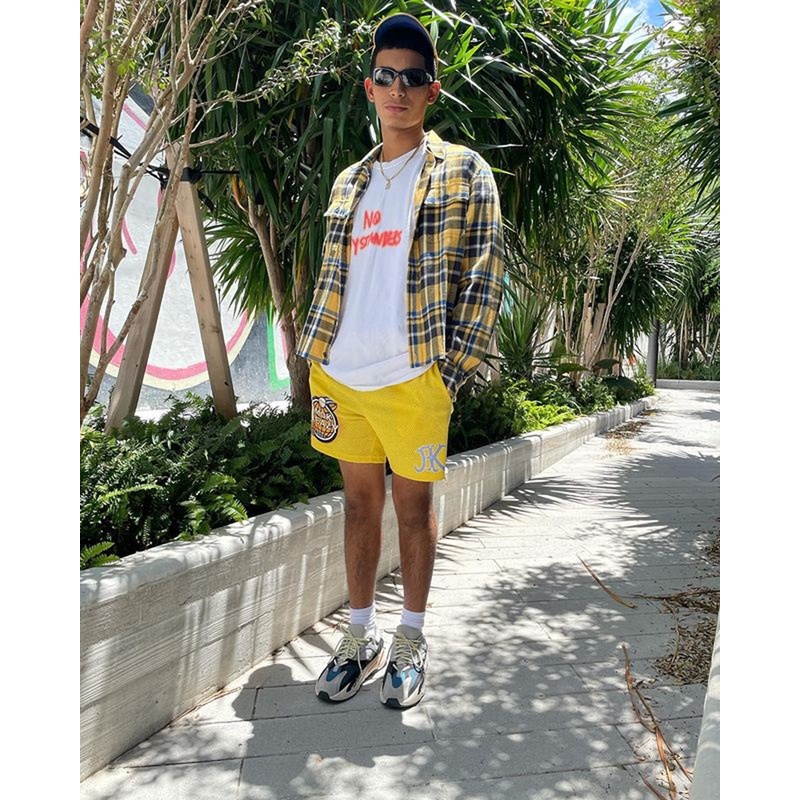 Quần Short Thể Thao Phối Lưới Thoáng Khí Nhanh Khô Thời Trang Cho Nam Và Nữ