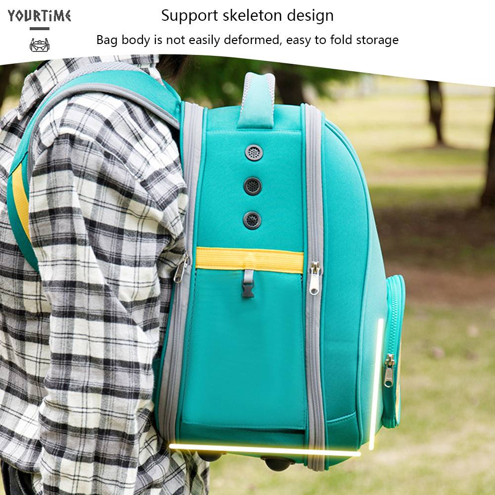 Ba Lô Đựng Thú Cưng Thiết Kế Thoáng Khí Thoải Mái Tiện Dụng Mang Theo Du Lịch