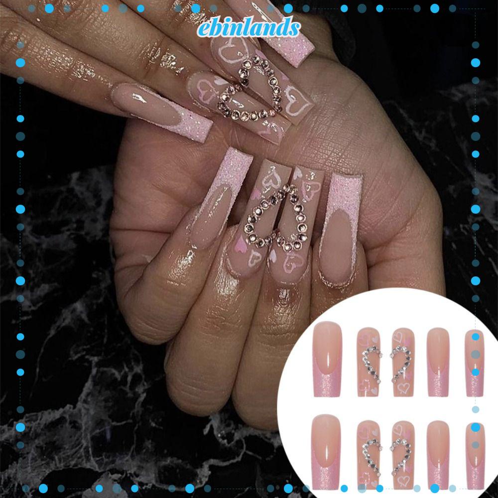 Bộ Móng Tay Giả DIY Che Phủ Toàn Diện Có Thể Tháo Rời