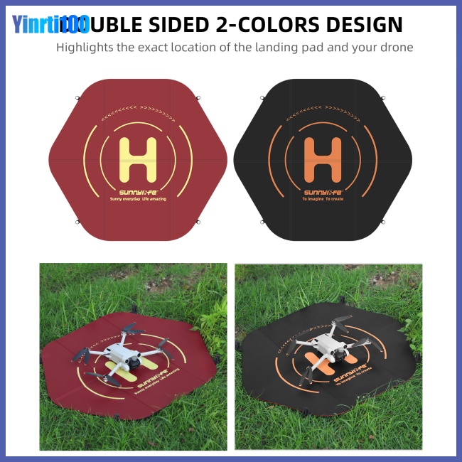 Tấm Đệm Hạ Cánh 60cm Chống Thấm Nước Có Thể Gập Lại Cho Drone Dji Avata / mini3 Pro